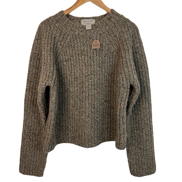 Abercrombie & Fitch Sweaters - Vintage Abercrombie & Fitch 100% Wool Chunky Sweater Size Large